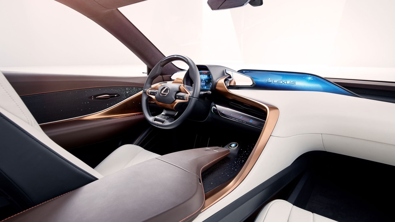 Lexus LF-1 Limitless concept cars drivers seat interior 