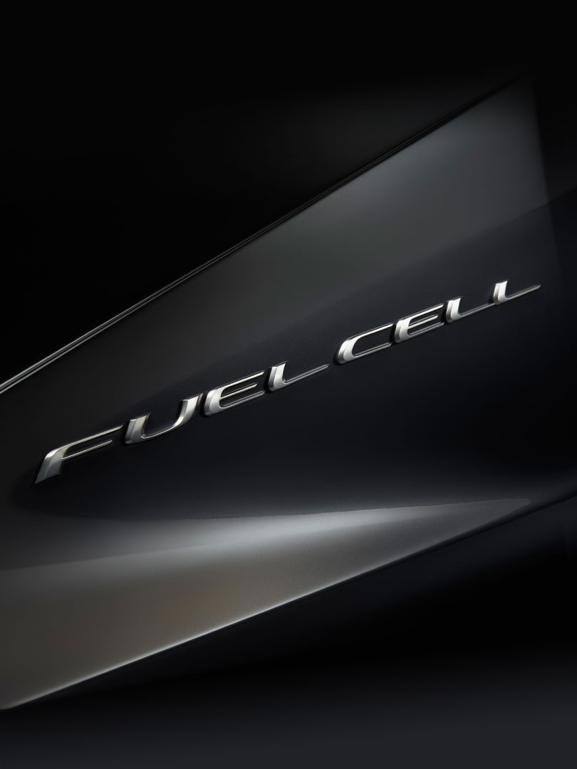 Lexus LF-FC Hydrogen Fuel-cell Sedan concept car fuel cell spell out 