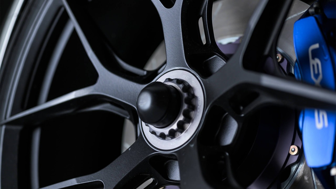 Close-up of the Lexus Electrified Sport Concepts wheels