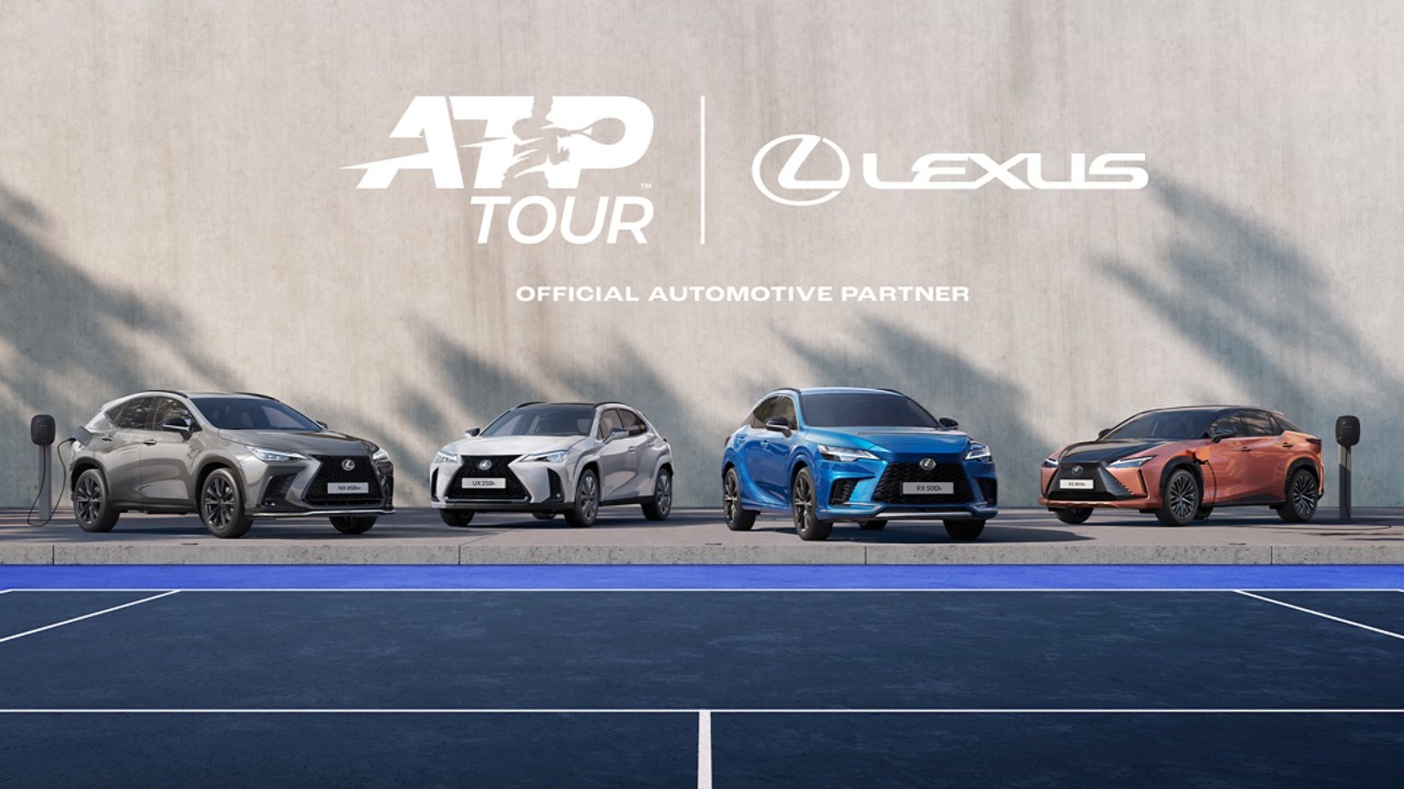 The Lexus range with the ATP and Lexus logos